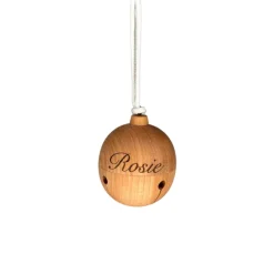 Wooden Personalised Christmas Ornament - Bell