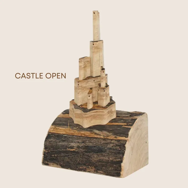 Wooden Pop Up Castle - Extra Large