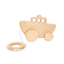 Wooden Pull Along Boat