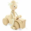 Wooden Pull Along Boy With Tractor - Ernest