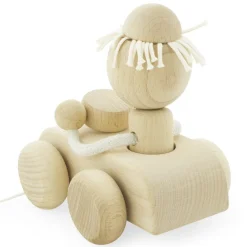 Wooden Pull Along Car - Pete