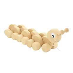 Wooden Pull Along Caterpillar - Clara