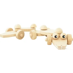 Wooden Pull Along Crocodile - Monty