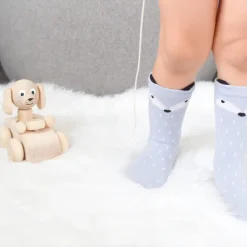 Wooden Pull Along Dog In Car - Cedric