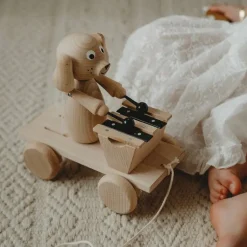 Wooden Pull Along Dog With Xylophone - Margot