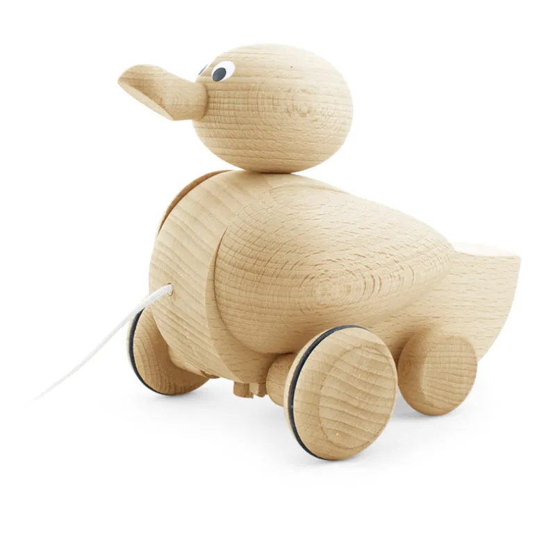 Wooden Pull Along Quacking Duck - Gigi