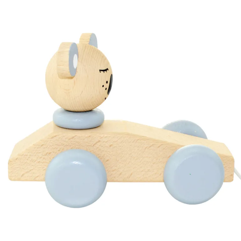 Wooden Pull Along Toy Koala - Neville