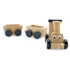Wooden Pull Along Train - Poppy
