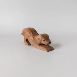 Wooden Puppy Playing