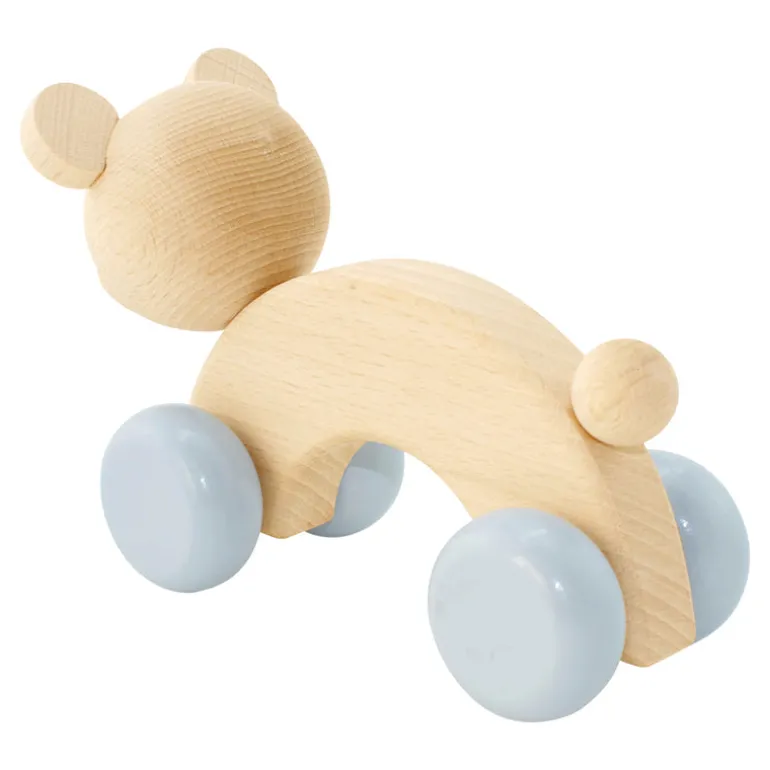 Wooden Push Along Bear - Morrisey
