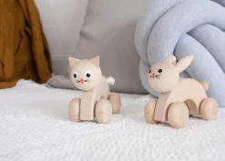 Wooden Push Along Cat - Kitty
