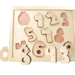 Wooden Puzzle - Funny Numbers