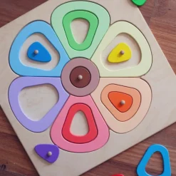 Wooden Puzzle Flower - Large