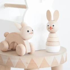 Wooden Rabbit Stacking Puzzle - Bonnie