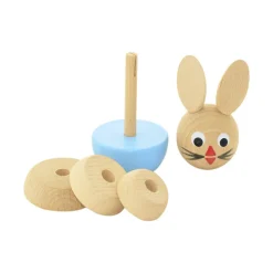 Wooden Rabbit Stacking Puzzle - Bobby