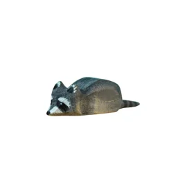 Wooden Raccoon Cub
