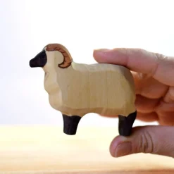 Wooden Ram Standing