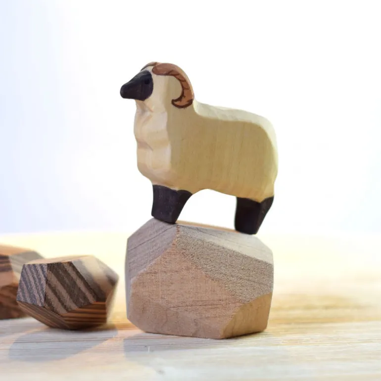 Wooden Ram Standing