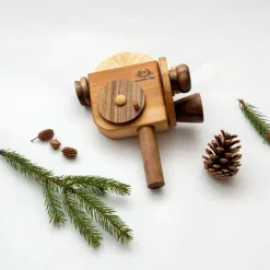 Wooden Retro Video Camera
