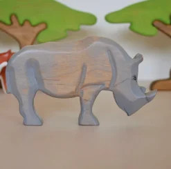 Wooden Rhino