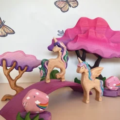 Wooden Rock - Rainbow