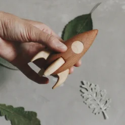 Wooden Rocket - Rusty