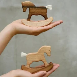 Wooden Rocking Horse - Miniature