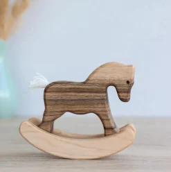 Wooden Rocking Horse - Miniature
