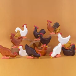 Wooden Rooster - Red