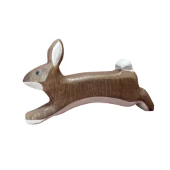 Wooden Running Hare