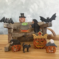 Wooden Sailor Pumpkin