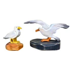Wooden Sea Birds - Set of 2