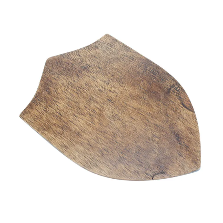 Wooden Shield - Leather Handles