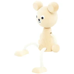 Wooden Sitting Bear - Sophie