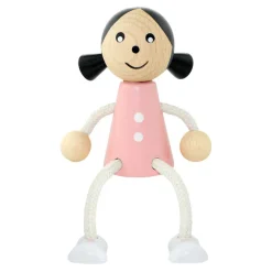 Wooden Sitting Girl - Penelope