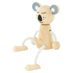 Wooden Sitting Koala - Heath