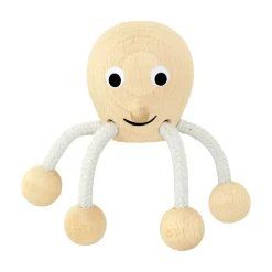 Wooden Sitting Octopus - Otis