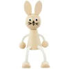 Wooden Sitting Rabbit - Willow
