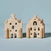 Wooden Small Houses - Set Of 2
