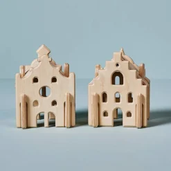 Wooden Small Houses - Set Of 2