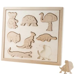 Wooden Sorting Puzzle - Animals Of Australia