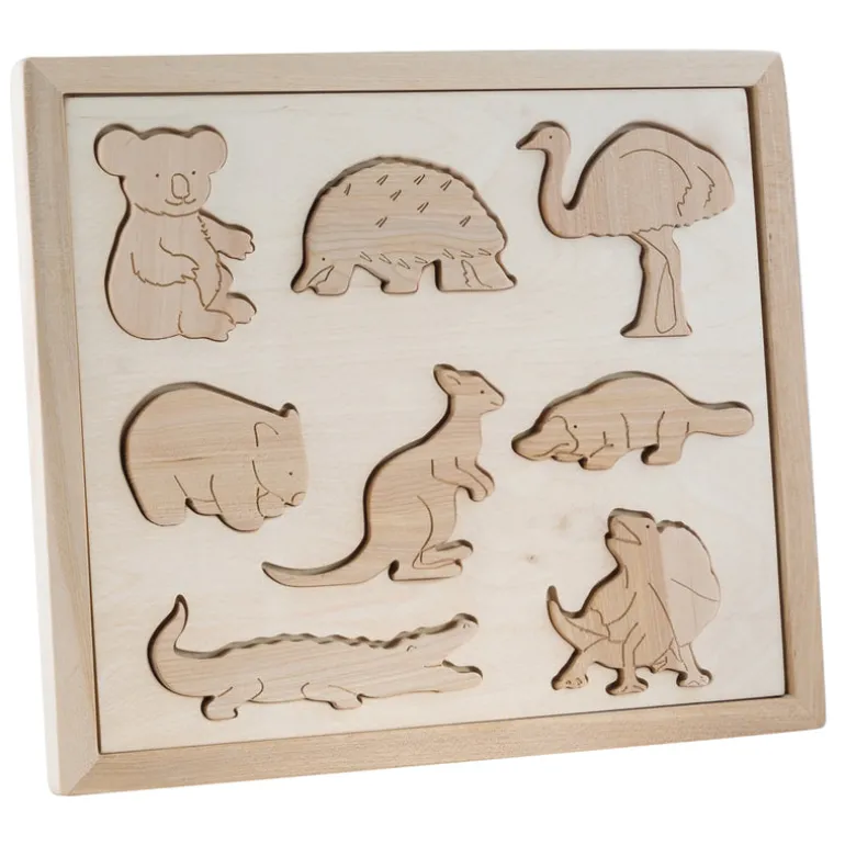 Wooden Sorting Puzzle - Animals Of Australia