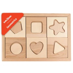 Wooden Sorting Puzzle - Geometrica