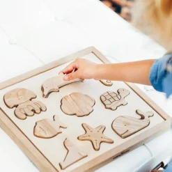 Wooden Sorting Puzzle - Sea Creatures