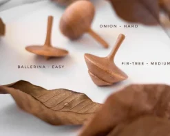 Wooden Spinning Top - Ballerina