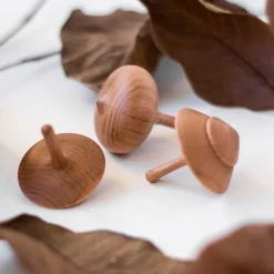 Wooden Spinning Top - Onion