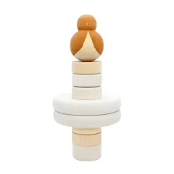 Wooden Stacking Ballerina - Light