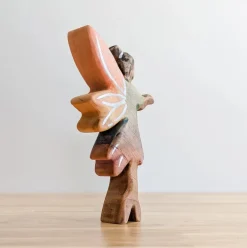 Wooden Standing Fairy - Dark