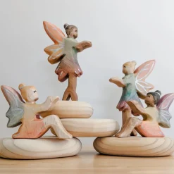 Wooden Standing Fairy - Light