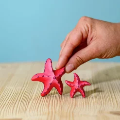 Wooden Starfish Set - Red